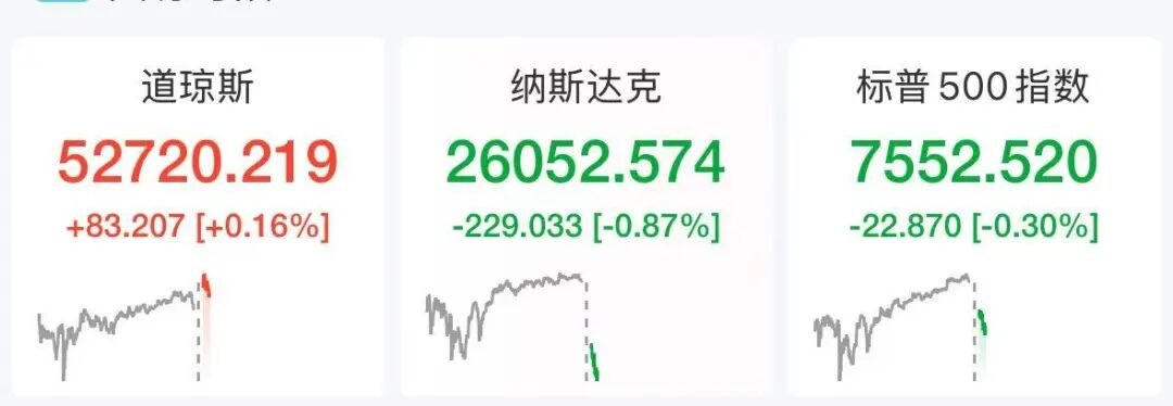 美股存储芯片股全线跳水，闪迪重挫10%，ARM跌近9%，SK海力士跌超7%，苹果逆势创新高